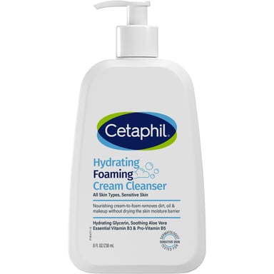 Cetaphil Hydrating Foaming Cream Cleanser 236ml