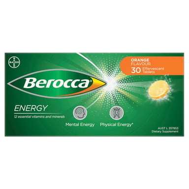 Berocca Energy Orange 30 tablets
