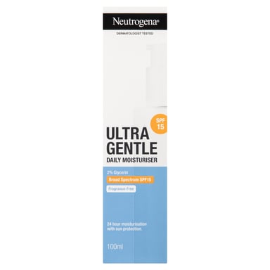 Neutrogena Ultra Gentle Moisturiser SPF15 - 100ml