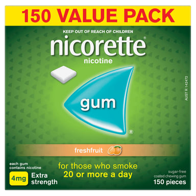 Nicorette Gum Freshfruit 4mg 150 pieces