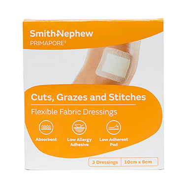 Primapore 10cm X 8cm - 3 pack