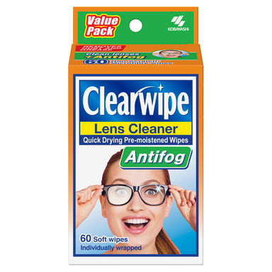 Clearwipe Lens Cleaner With Antifog 60 pieces - 1 each