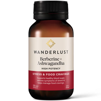Wanderlust Berberine & Ashwagandha 120 capsules