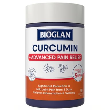 Bioglan Curcumin + Advanced Pain Relief 50 tablets