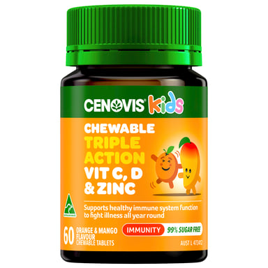 Cenovis Kids Triple Action Immune 60 chewable tablets