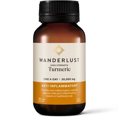 Wanderlust High Strength Turmeric 100 capsules