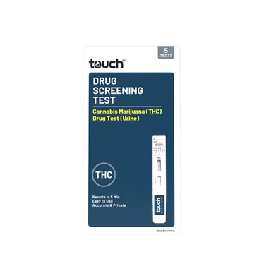 TouchBio Cannabis Marijuana Drug Screening Test - Urine 5 pack