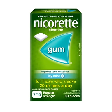 Nicorette Gum Icy Mint 2mg - 30 pack