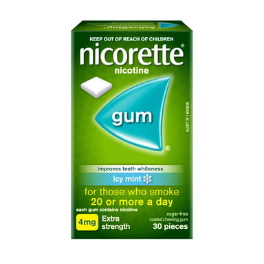Nicorette Gum Icy Mint 4mg - 30 pack