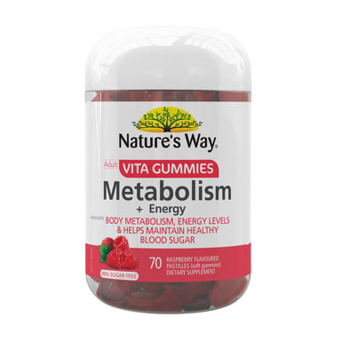 Nature's Way Adult Vita Gummies Metabolism+Energy 70 pastilles