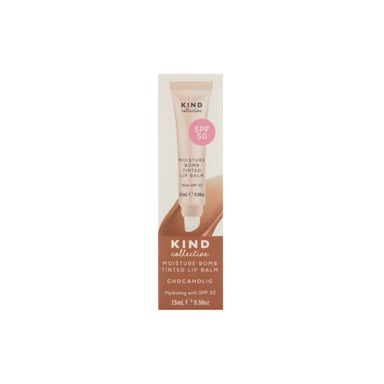 Kind Collective Moisture Bomb Tinted Lip Balm SPF50 - Chocaholic 18g