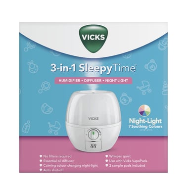 Vicks 3-In-1 Sleepytime Humidifier 1 each