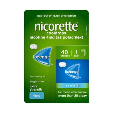 Nicorette Cooldrops 4mg - 40 lozenges