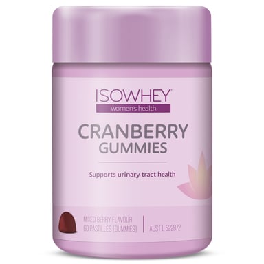 Isowhey Women's Health Cranberry Gummies 60 each