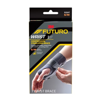 Futuro Wrist Compression Stabilising Brace Right Hand Small/Medium 1 each