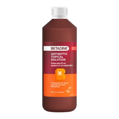 Betadine Antiseptic Topical Solution 500ml