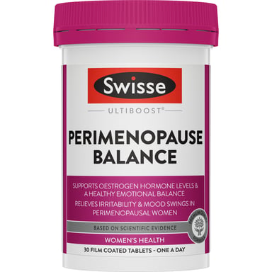 Swisse Ultiboost Perimenopause Balance 30 tablets