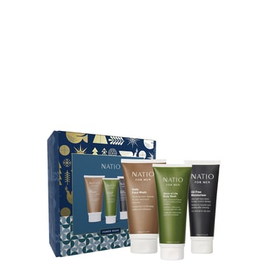 Natio Power Wash Gift Set 3 piece