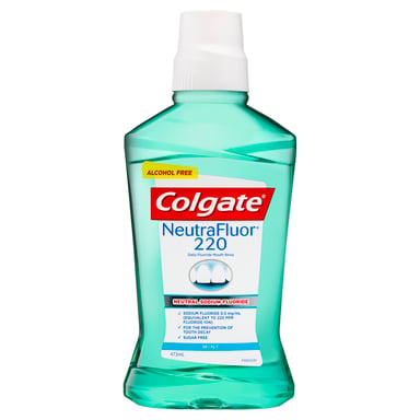 Colgate Neutrafluor 220 Alcohol Free Mouth Rinse 473ml