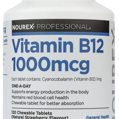 Nourex Professional Vitamin B12 1000mcg - 120 tablets