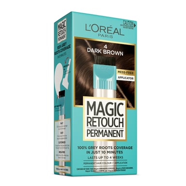 L'Oreal Paris Magic Retouch Permanent 4 Dark Brown 1 each