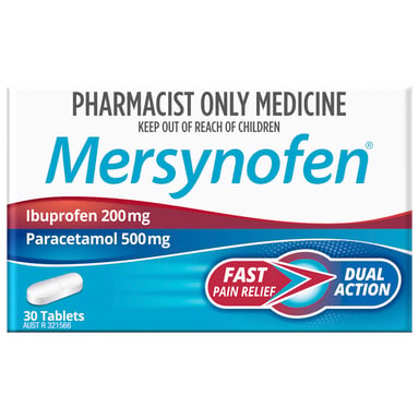Mersynofen Paracetamol & Ibuprofen 30 tablets
