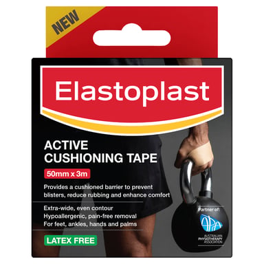 Elastoplast Active Cushioning Tape 50mm X 3m - 1 roll