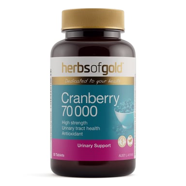 Herbs of Gold Cranberry 70000 - 50 tablets