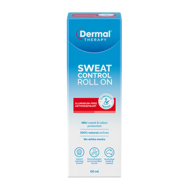 Dermal Therapy Sweat Control Roll On 60ml