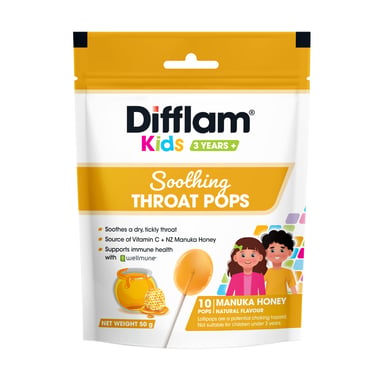 Difflam Kids Pops Manuka 10 lozenges