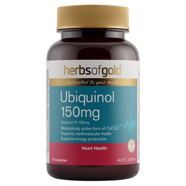 Herbs of Gold Ubiquinol 150mg - 30 capsules