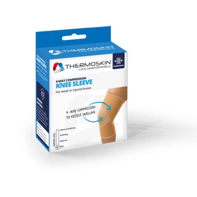 Thermoskin Elastic Support Knee 4 Way 84609 Medium 1 each