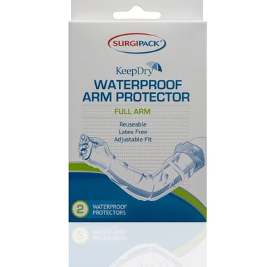 Surgi Pack Keep Dry Waterproof Arm Protector Full Arm 2 pack