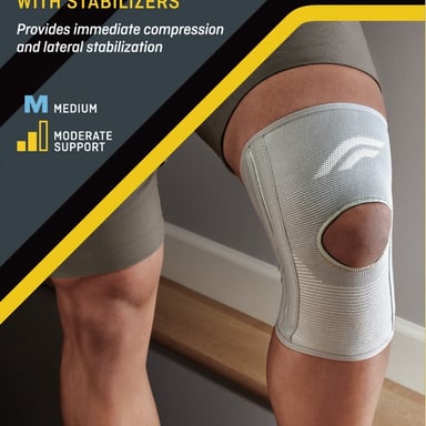 Futuro Comfort Knee With Stabilisers Medium 1 each