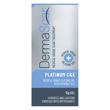 DermaScar Platinum C&E Silicone Scar Gel - 15g