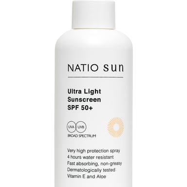Natio Ultra Light Spray Sunscreen SPF 50+ 200ml