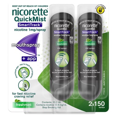 Nicorette Quick Mist Smart Track Duo 2 pack