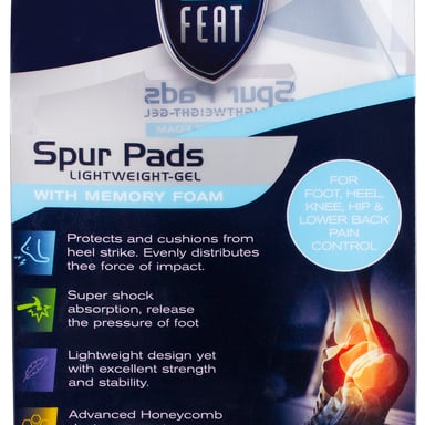 Neat Feat Platinum Spur Pads Large 1 pair
