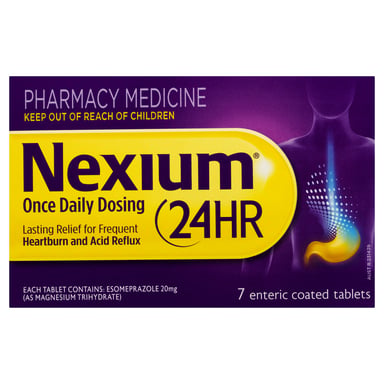 Nexium 24HR 20mg - 7 tablets