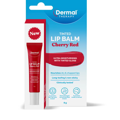 Dermal Therapy Tinted Lip Balm - Cherry Red 8g