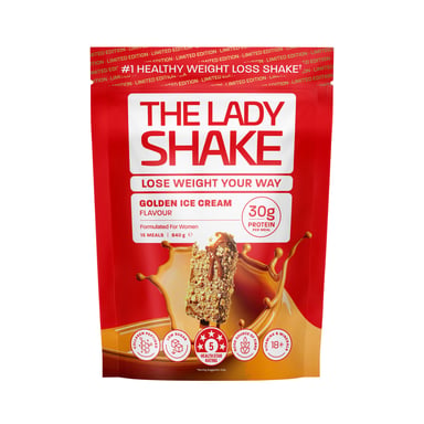 The Lady Shake Meal Replacement Golden Ice Cream 840g