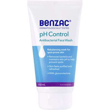 Benzac PH Control Anti-Bacterial Face Wash 150ml