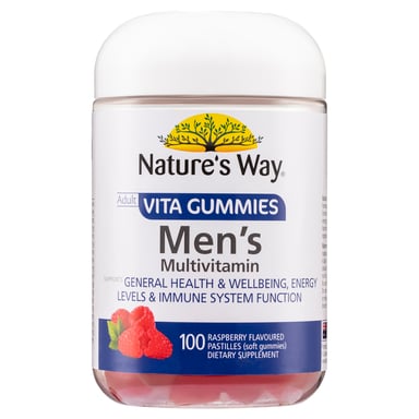 Nature's Way Adult Vita Gummies Men's Multivitamin 100 pastilles