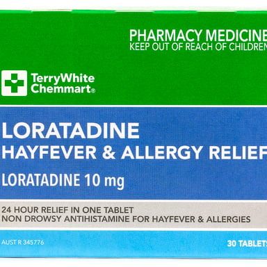 TerryWhite Chemmart Loratadine 10mg - 30 tablets