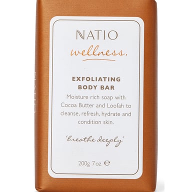Natio Exfoliating Body Bar 1 each