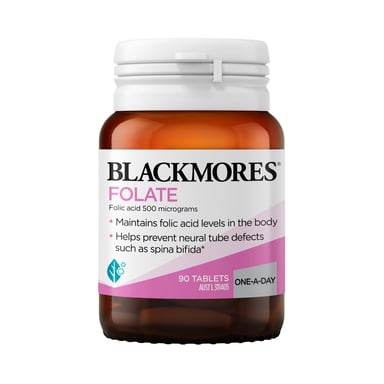 Blackmores Folate 500mcg - 90 tablets