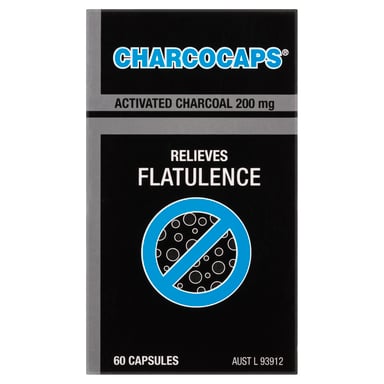 Charcocaps 200mg - 60 capsules