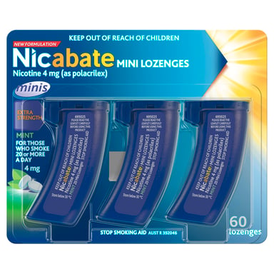 Nicabate Mini 4mg - 60 lozenges