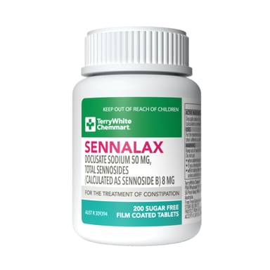 TerryWhite Chemmart Sennalax 200 tablets
