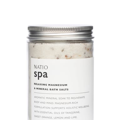 Natio Spa Relaxing Magnesium & Mineral Bath Salts 350g